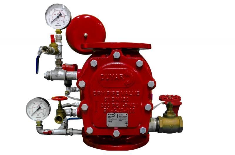 DUYAR Kuru Alarm Vanası Flanş Bağlantılı