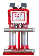 DOMAK 208-11 Tİ İki Pompalı Dik Milli Çok Kademeli Hidrofor 2x5,5HP