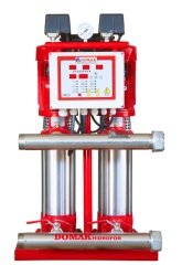 DOMAK 212-5 Tİ İki Pompalı Dik Milli Çok Kademeli Hidrofor 2x4HP